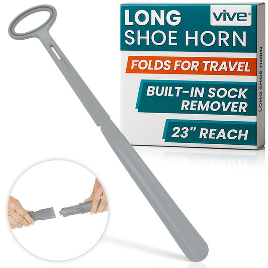 23" Shoe Horn with Sock Remover