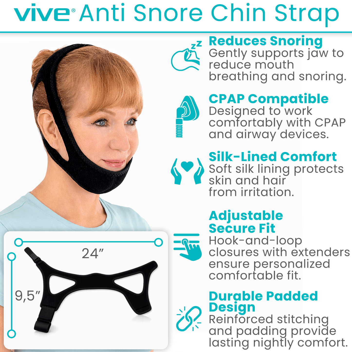 Anti-Snoring Chin Strap