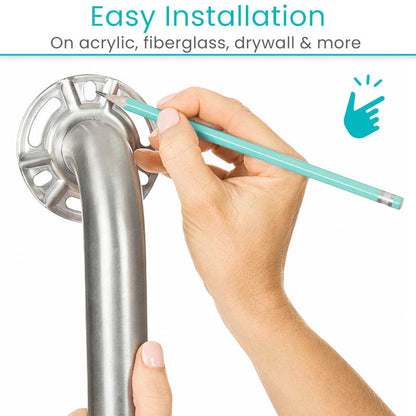 Angled Metal Grab Bar