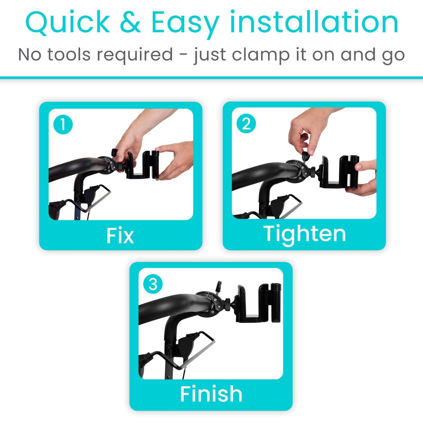 Attachable Cup and Phone Holder