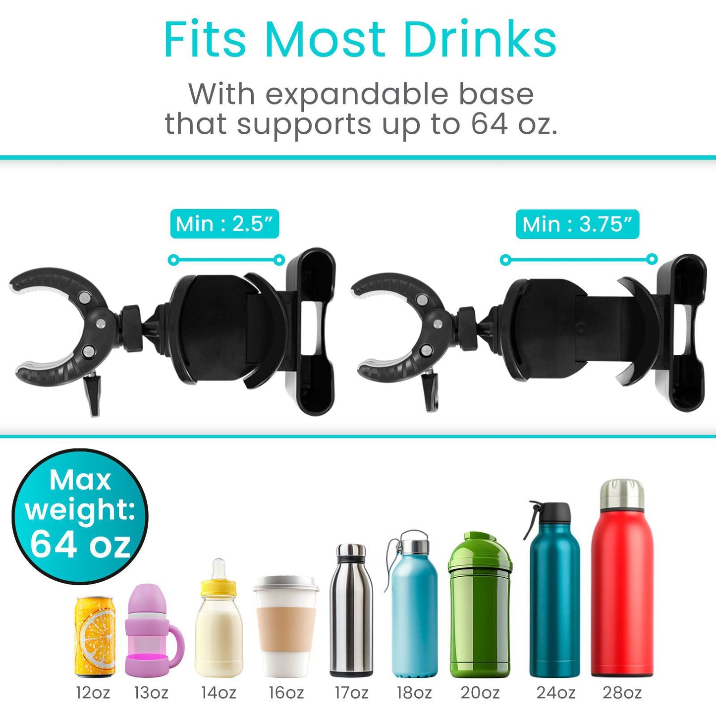 Attachable Cup and Phone Holder
