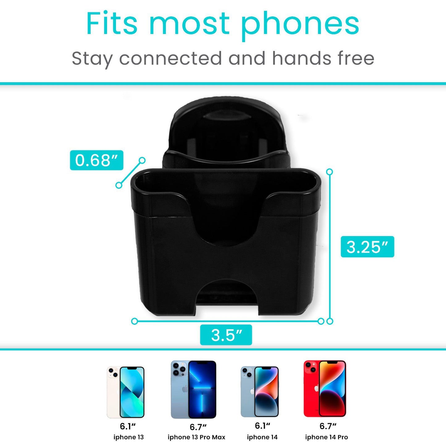 Attachable Cup and Phone Holder