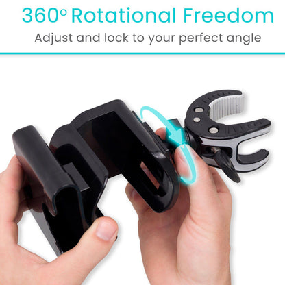Attachable Cup and Phone Holder