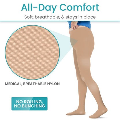 15-20mmHg Waist High Compression Pantyhose